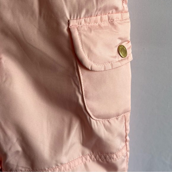 Kid's Carter's Light Pink Ski Bib - Picture 4 of 9